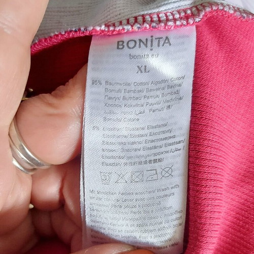 Bonita μωβ ριπ ζακέτα με φερμουάρ, σε μεγέθη XL έως 3XL, σαν καινούργιο