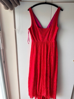 Φόρεμα δαντέλα κόκκινο ASOS καινούργιο, μέγεθος S