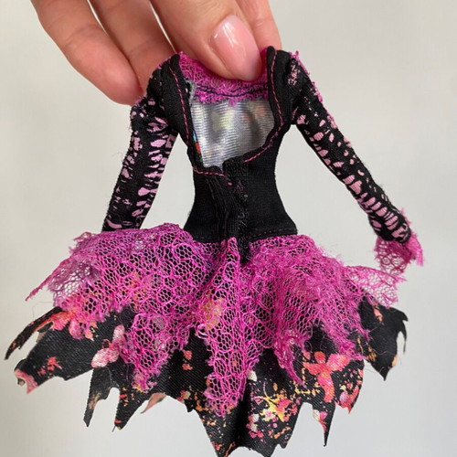Dress for Monster High G1 Freaky Fusion Bonita Femur doll used