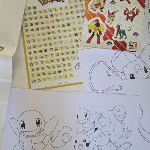 Pokémon Activity Pack with Coloring Pages and Stickers, Official