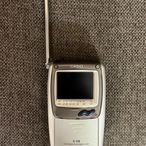 Casio TV-970 LCD Mini Portable TV used