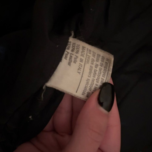 Pelle moda leather jacket like new, black, size L