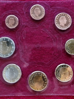 Luxembourg Uncirculated Coin Set 2003