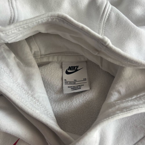 Nike white hoodie XL kids like new for height 1.58-1.70m