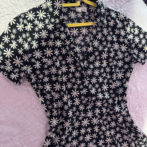 H&M dress with collar black, like new, size L