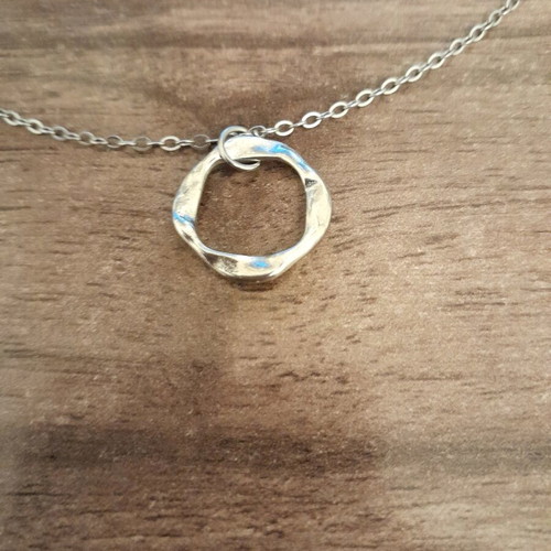 Silver necklace like new from Shein