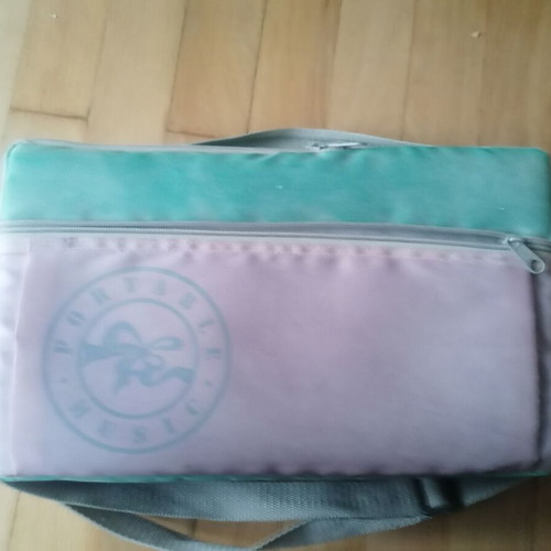 Portable cassette case for 30 tapes used