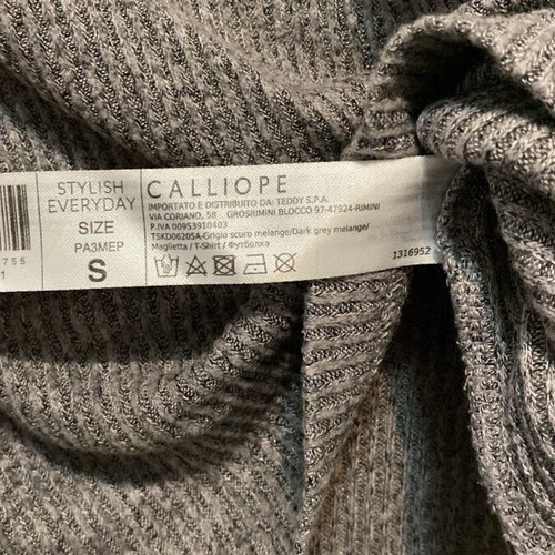 Calliope gray blouse like new, size S