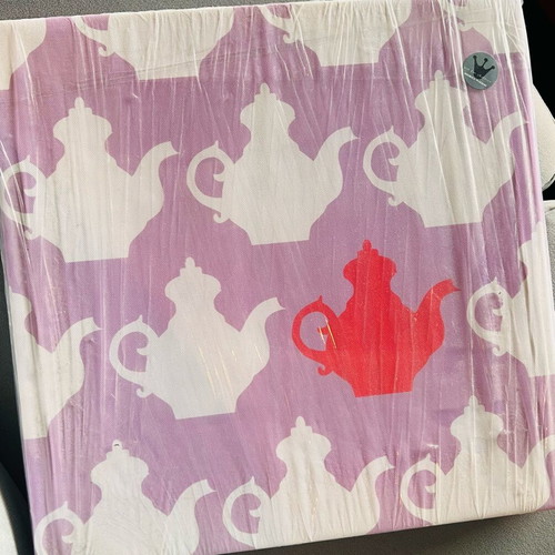 Canvas wall art for kids room new, teapot theme 35x35