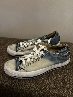 Diesel shoes used, size 37, white and blue