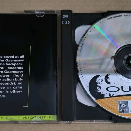 Outcast PC CD-ROM Big Box like new, complete in box
