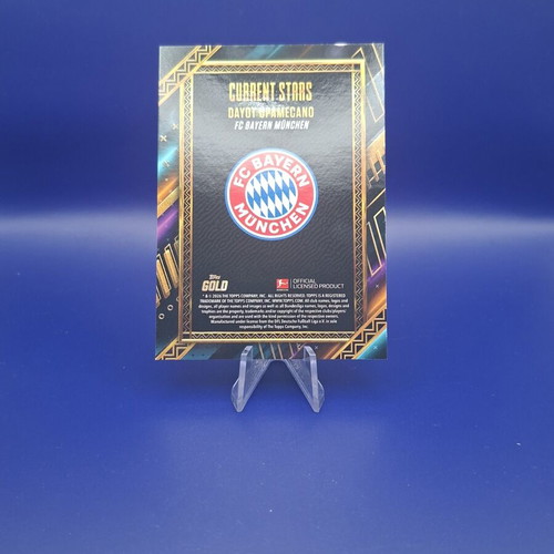 2025-26 Topps Gold Bundesliga Base Dayot Upamecano Sticker New