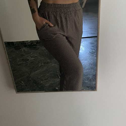 Badila loose summer pants like new, black and multicolor