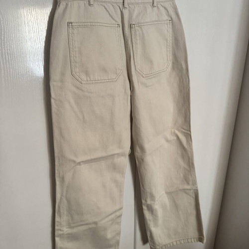 Zara white jeans size M 38, straight fit