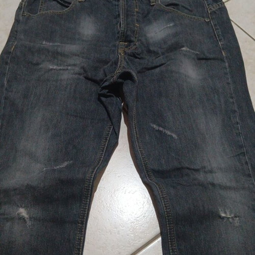 Men's jeans size L like new, gray