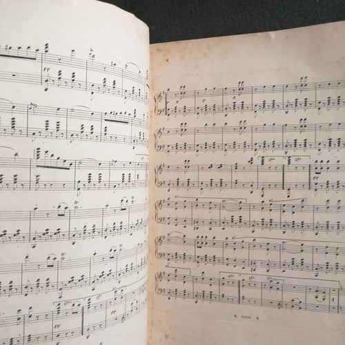 Valzer sheet music used, Italian edition circa 1850