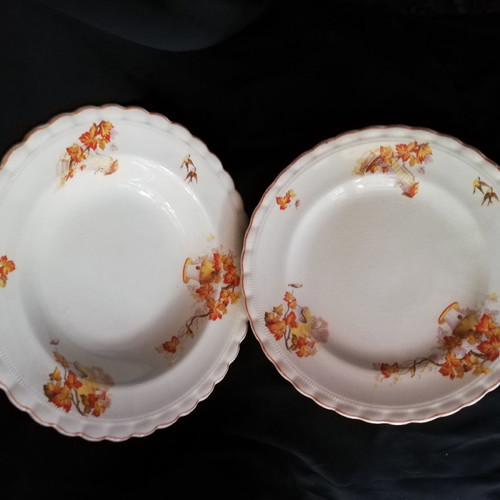 J&G Meakin England plates used, Sol series, set of 2