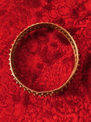 Silver bracelet 950 used, needs polishing
