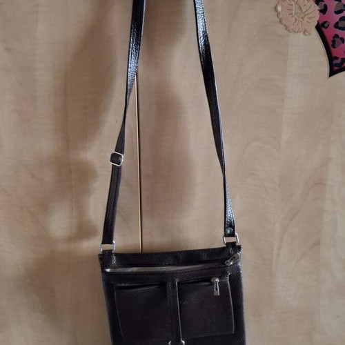 Crossbody bag dark brown like new with adjustable strap