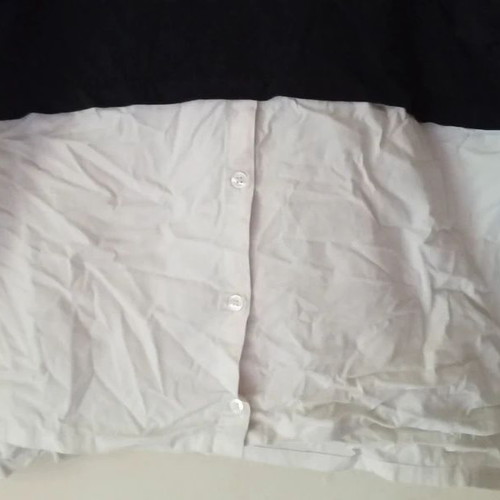 Zara summer blouse like new, black and white, medium to large