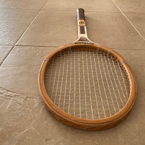Wilson Stan Smith Capri vintage wooden tennis racket 1970s