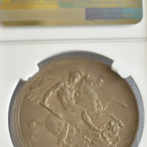 Great Britain Crown 1887 Queen Victoria silver coin like new