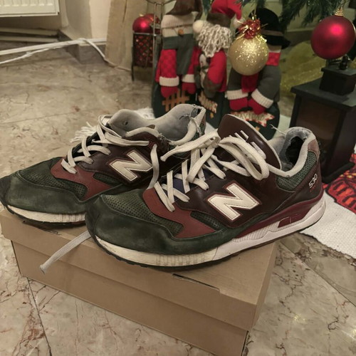 New Balance 530 men's sneakers used, brown and green, size 46