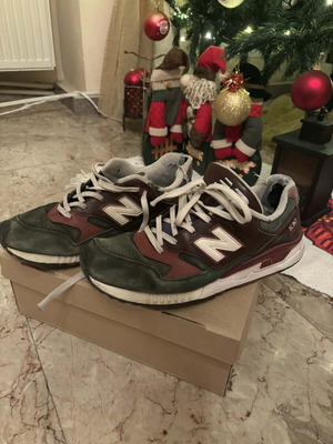 New Balance 530 men's sneakers used, brown and green, size 46