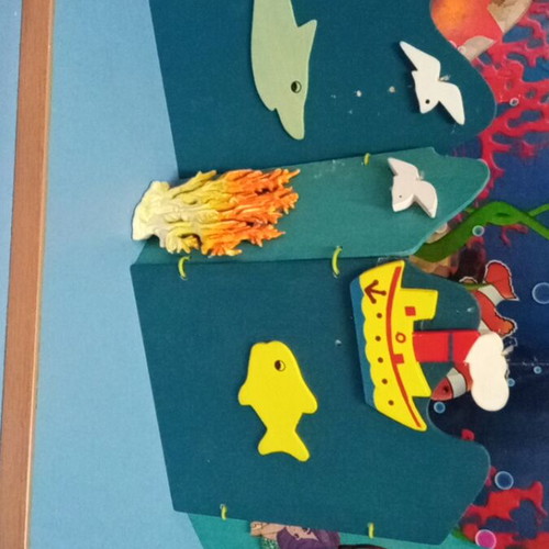 Sea decoration like new, all together