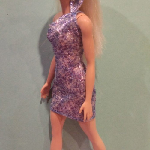 Barbie Fashion Blitz doll with sparkling dress like new
