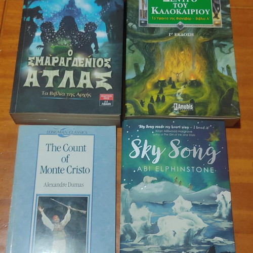 Books used with wear and yellowed pages