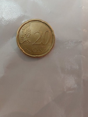 Euro coins used