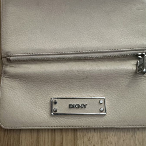 DKNY beige wallet used