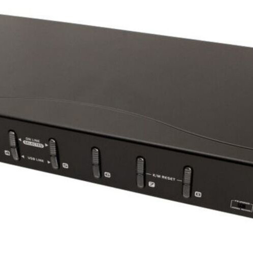 Aten 8-Port KVM Switch USB Dual-Link-DVI Audio CS1788 like new