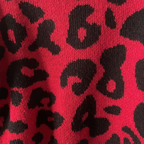 Knitted wool top used, red, sizes XS and S