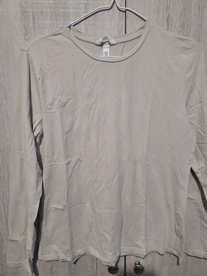 H&M blouse like new, thin viscose, size XL, beige