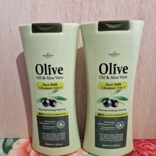 Face milk cleanser set new, pack of 2