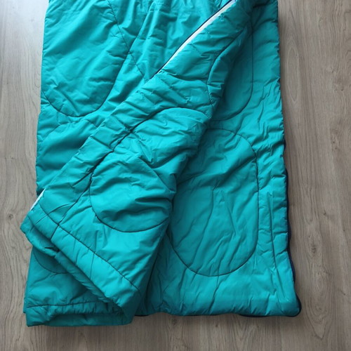 Sleeping bag used, 2-season polyester and cotton, 1.90x0.80 m