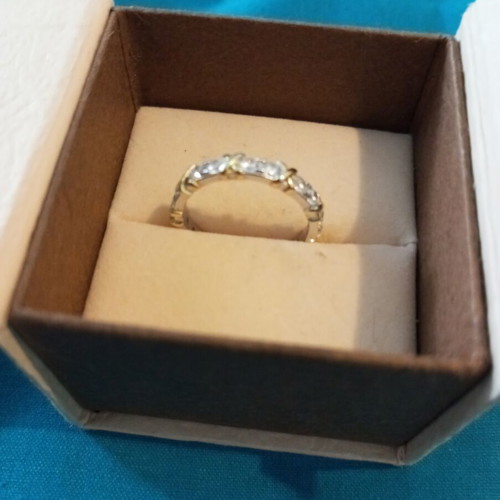 Tiffany design silver ring size 57 new