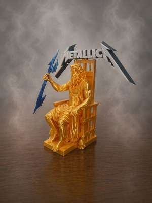Metallica Athens 2026 commemorative collectible figure new, 3D printed PLA+ Silk