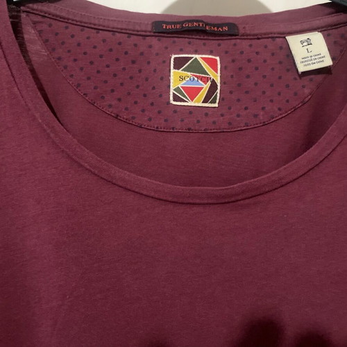 Scotch & Soda T-shirt used, men's size L, vibrant color