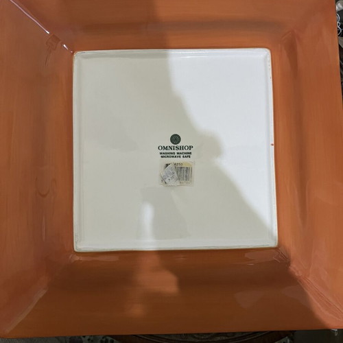 Omnishop Large Square Serving Platter New