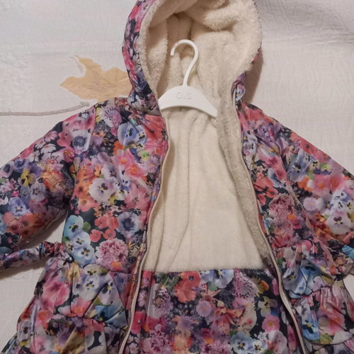 Evita jacket used No.4 for 104 cm height, colorful, warm