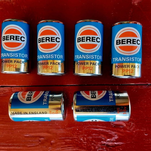 Berec & Daimon batteries used, pack of 10, empty