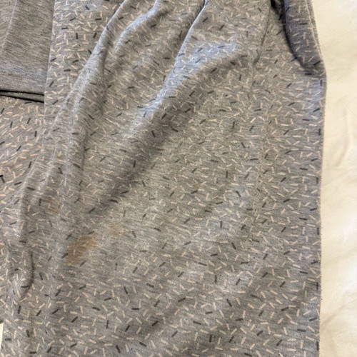 Pajama set used gray with cat design size M