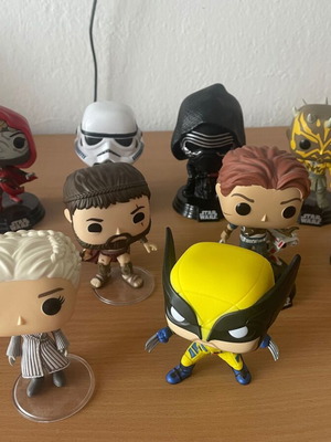 Funko Pop πακέτο 10 σαν καινούργιο, Star Wars, Wolverine, Daenerys, Leonidas