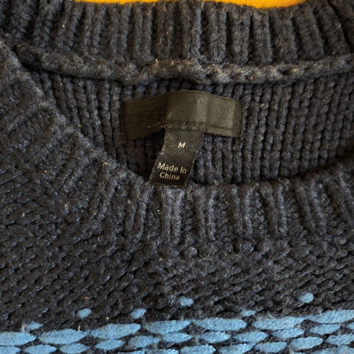 ASOS sweater new, size M, multicolored