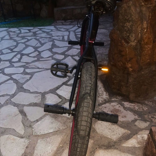 BMX Bullet bike, black, 20 inch wheels