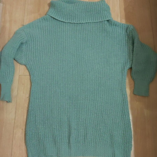 Pullover S/M turquoise oversize like new
