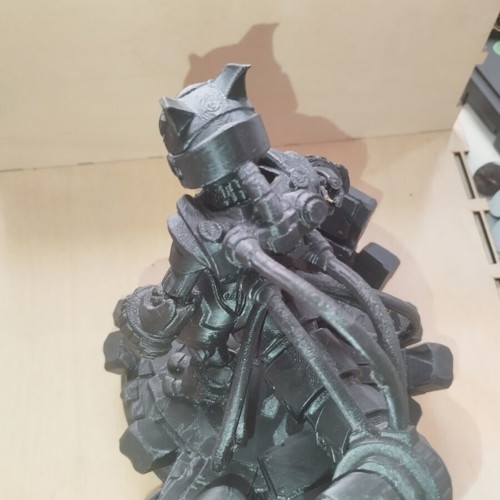 3D printed Armored Mewtwo figure, 22cm